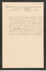 k.k. naturhistorisches Hofmuseum, Intendanzakten 1885-1896 (Hauer), Aktenzahl Z.514.a/1890, Seite 1
